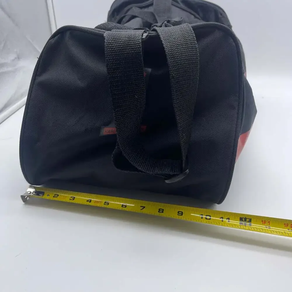 Harley-Davidson Black & Red Sport Stripe Duffel Gym Travel Bag